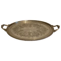 19th Century Silver Plated Tray