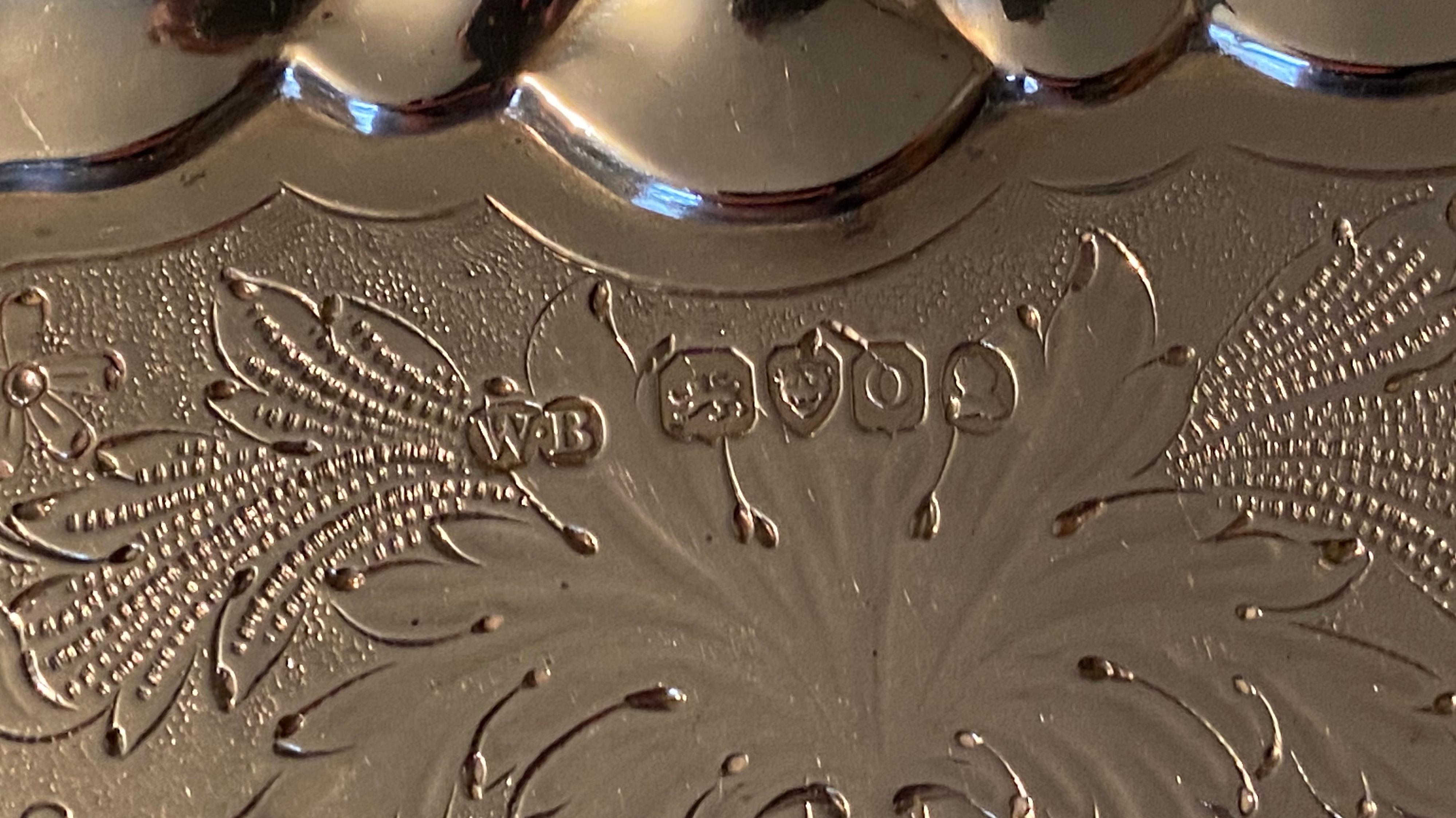 European 19th Century Silver Salver For Sale