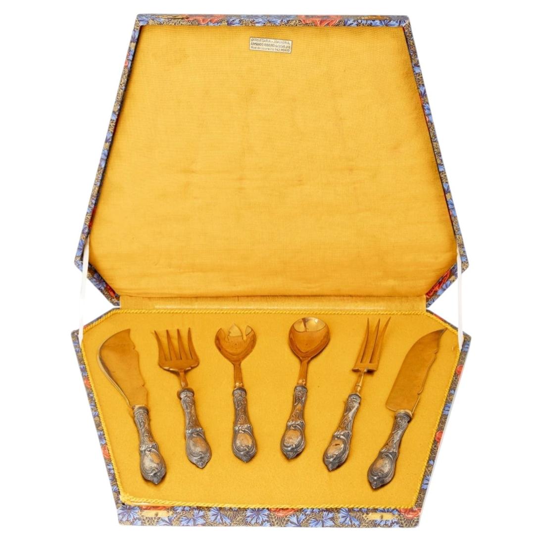 19th Century - Silver Serving Cutlery Set For Sale