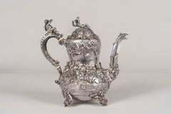 19th Century Silver Tea & Coffee Service Made by Joseph Angell