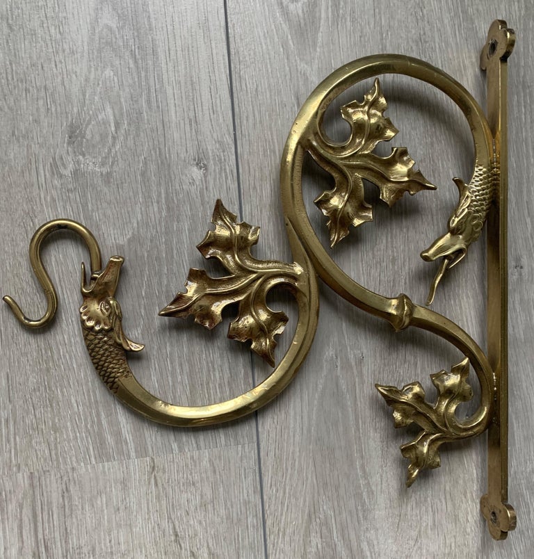 19th Century Silvered Brass Catholic Church Incense Burner with Gothic