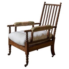 19th Century simulated Rosewood bobbin armchair