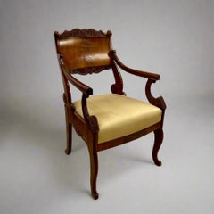 19th Century Single Neoclassical Armchair, Russia