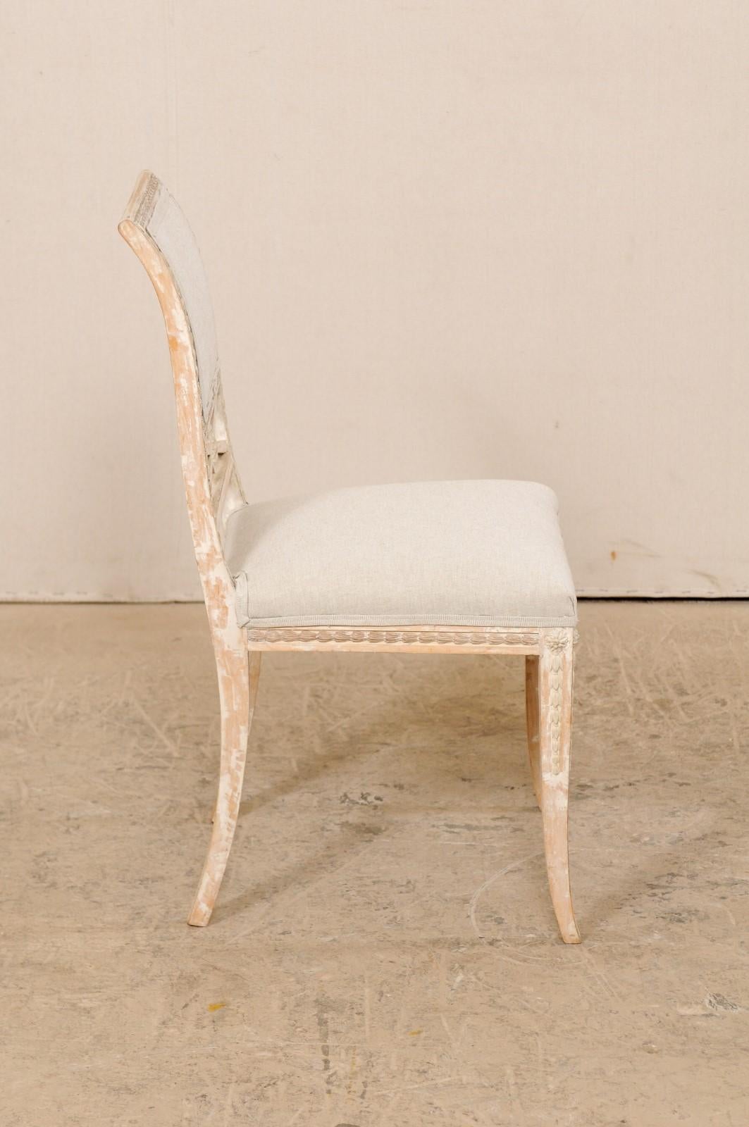 19th Century Single Swedish Gustavian Bellman Chair 5