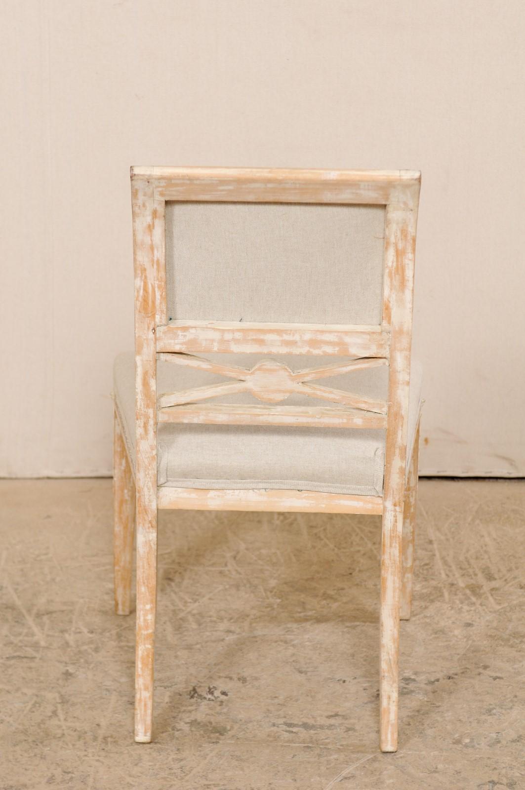 19th Century Single Swedish Gustavian Bellman Chair 6