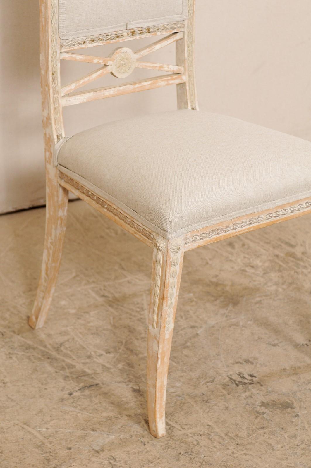 19th Century Single Swedish Gustavian Bellman Chair 3