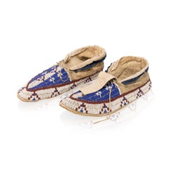 19th Century Sioux Beaded Moccasins