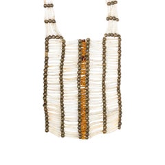 19th Century Sioux Boy's Dentalia Shell Breastplate