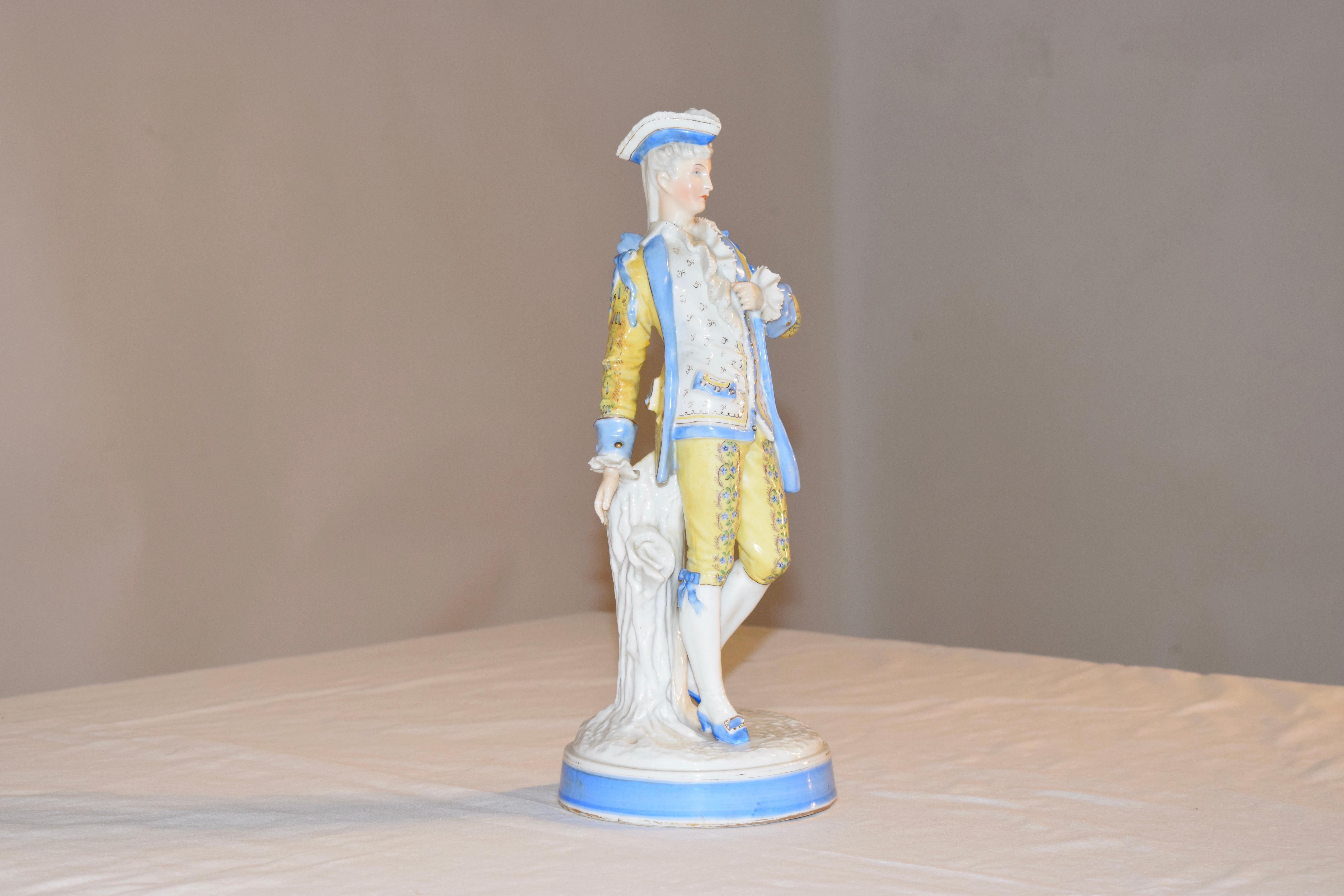 Tedesco Figura Sitzendorf del XIX secolo in vendita