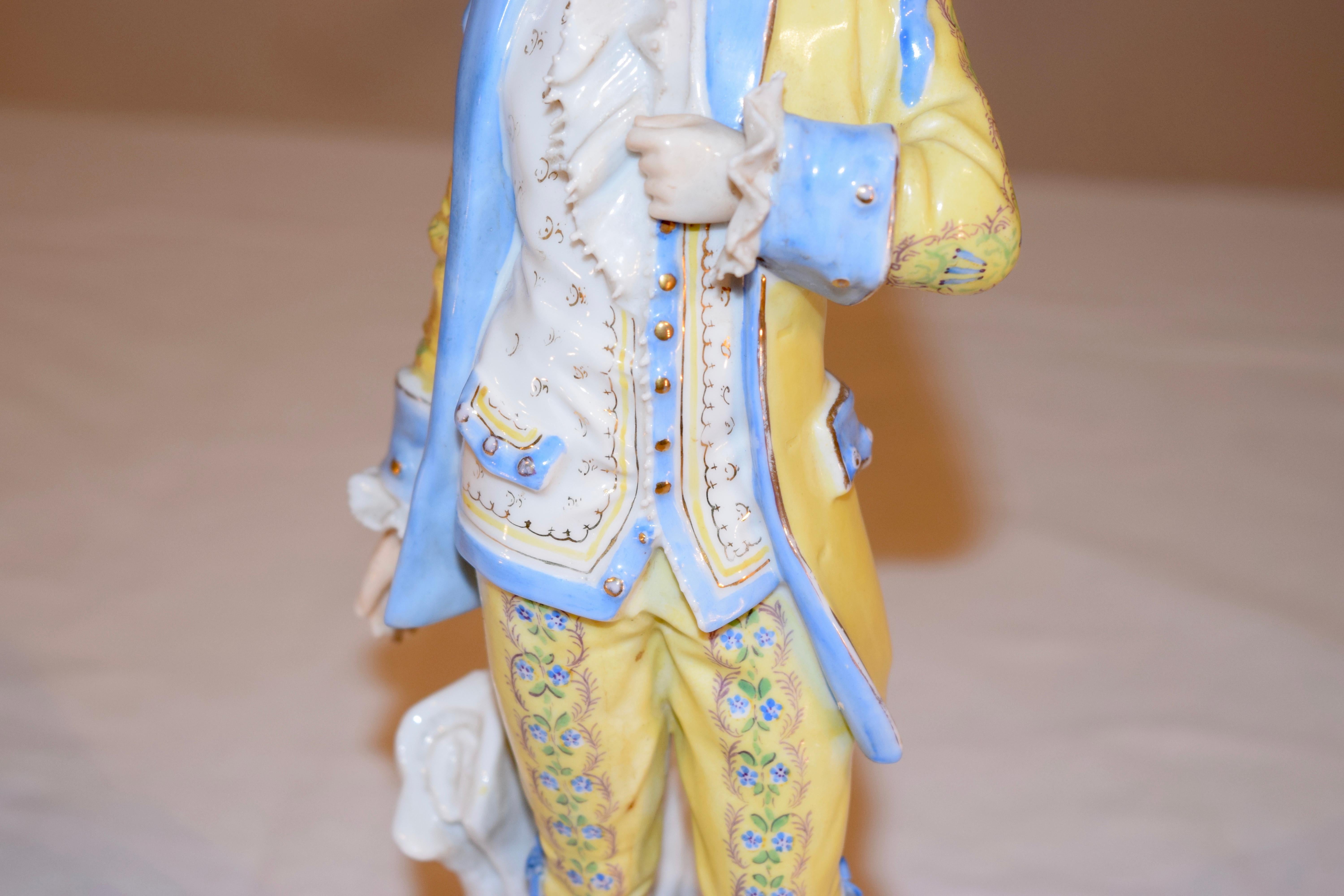 Porcellana Figura Sitzendorf del XIX secolo in vendita