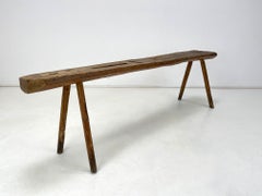 19th Century Skinny Wooden Bench