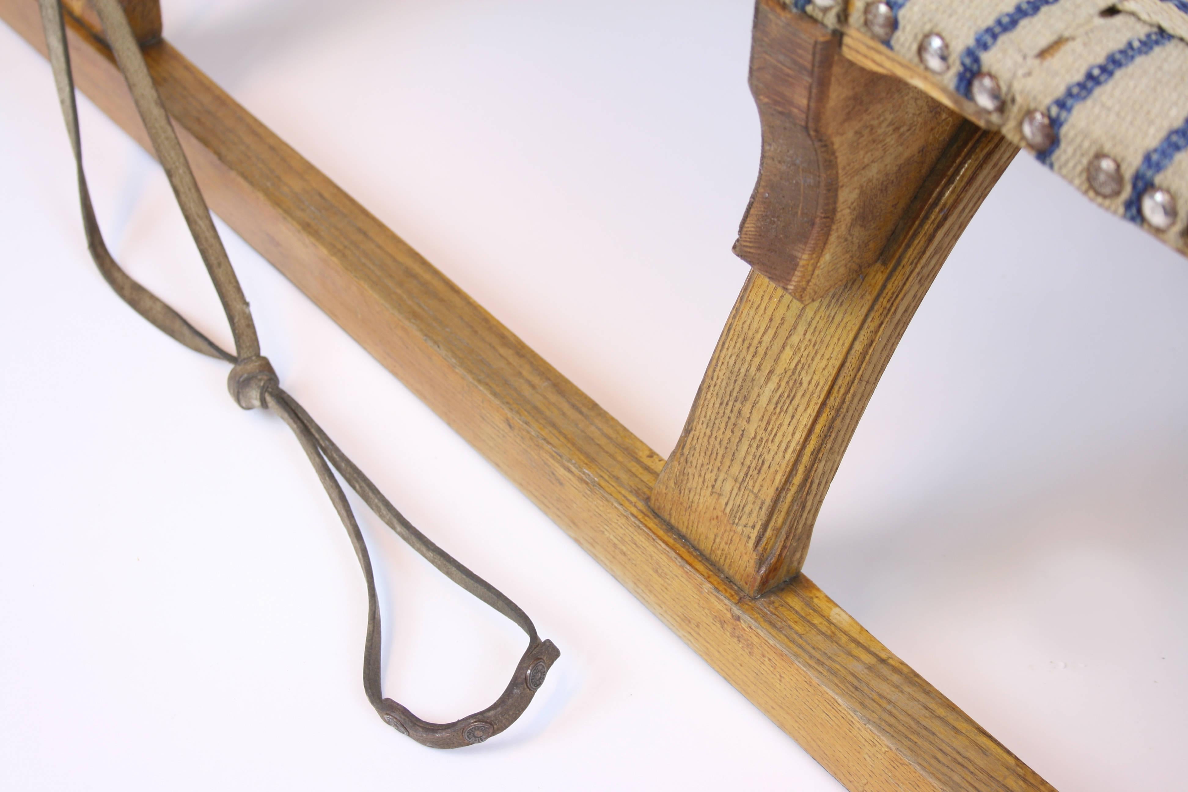 Iron 19th Century Sled Manufactured in Ramsau, Austria