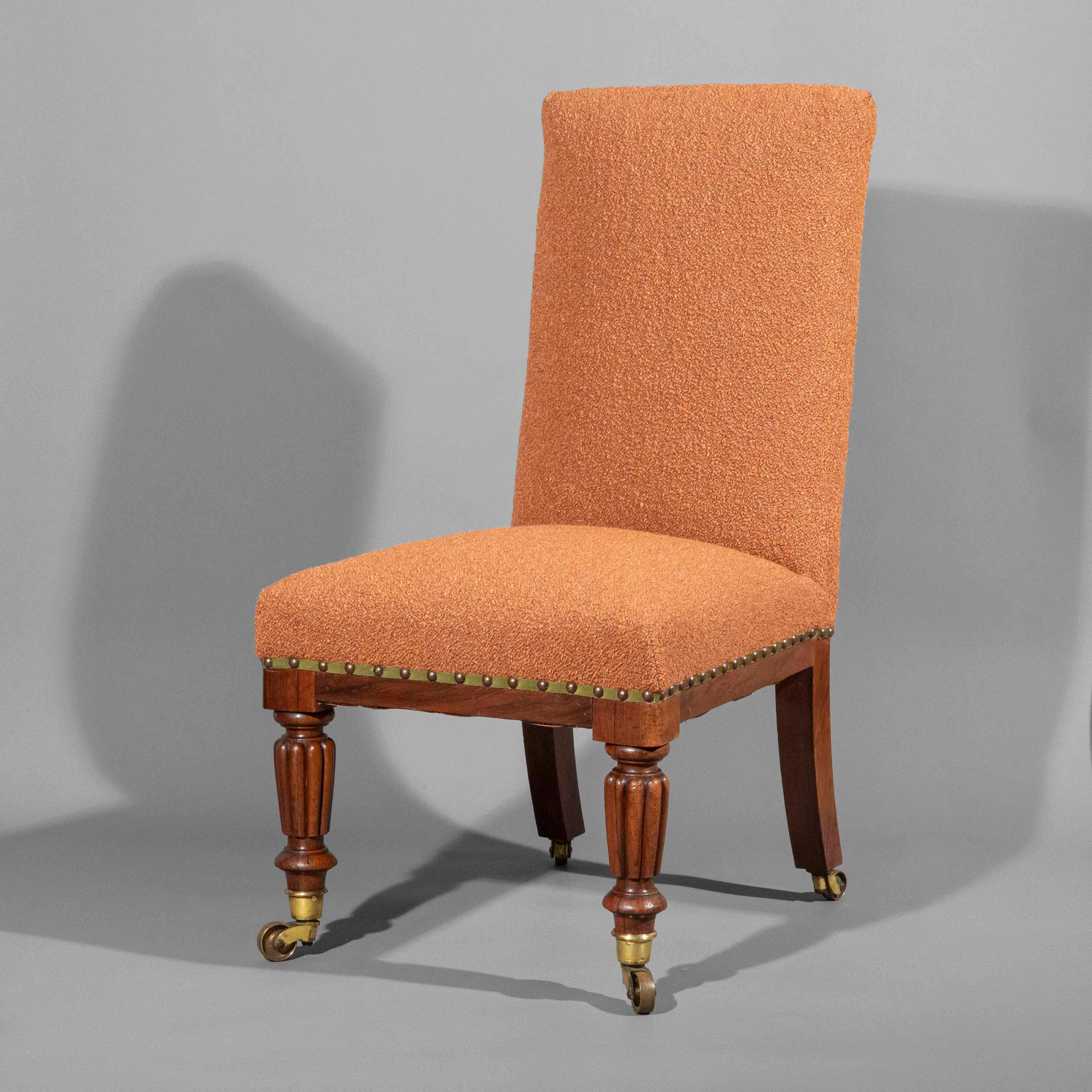 Regency Rare 19th Century Slipper Chair, circa 1820 For Sale
