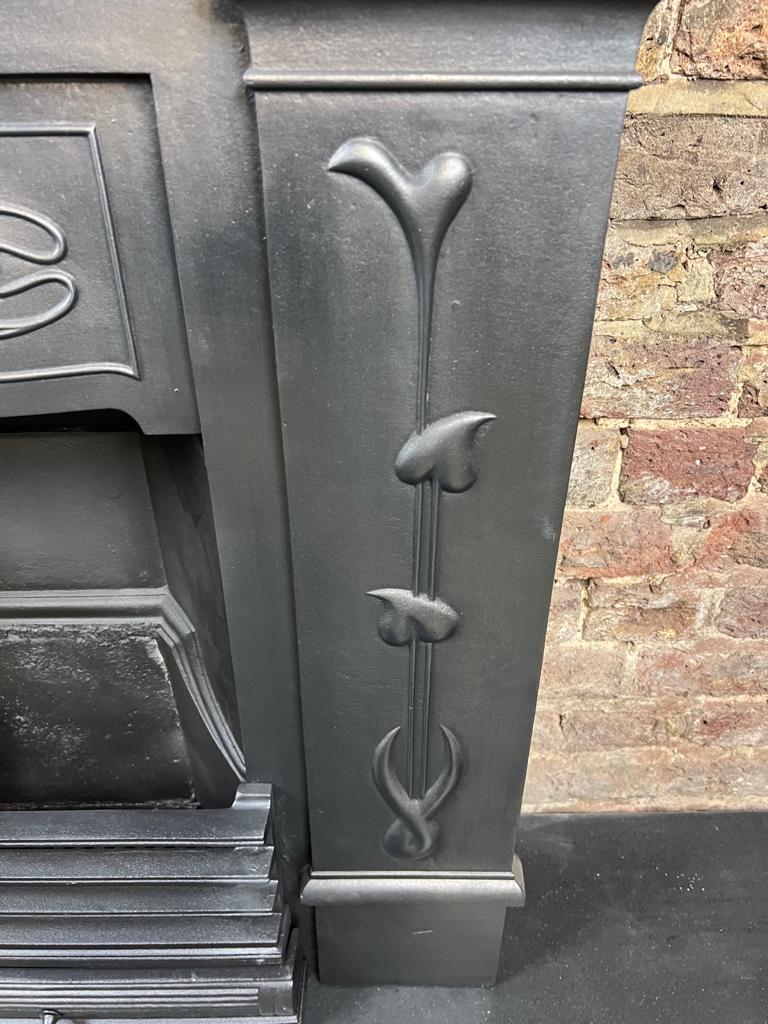 20th Century Cast Iron Fireplace Combination  For Sale 5