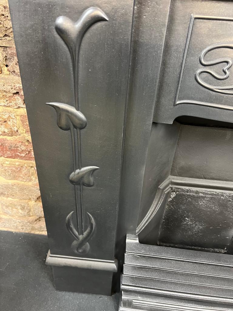 20th Century Cast Iron Fireplace Combination  For Sale 6