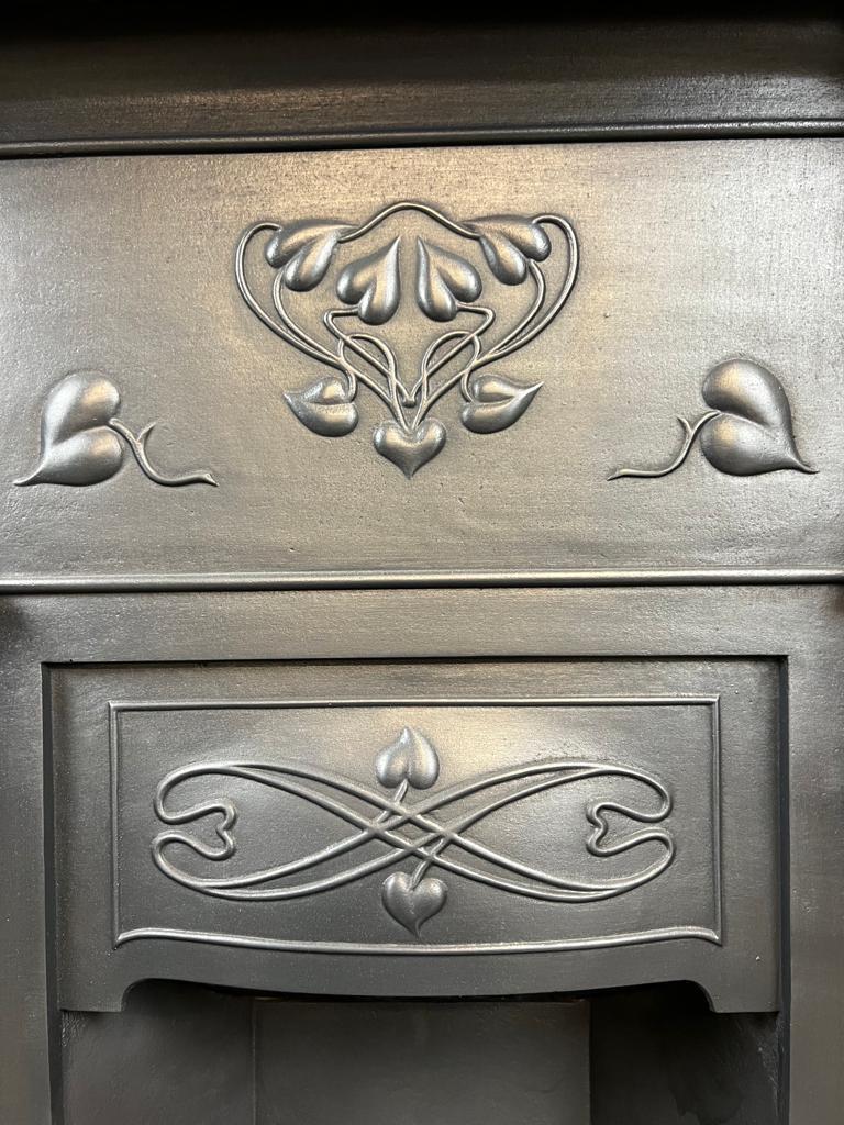 20th Century Cast Iron Fireplace Combination  For Sale 7