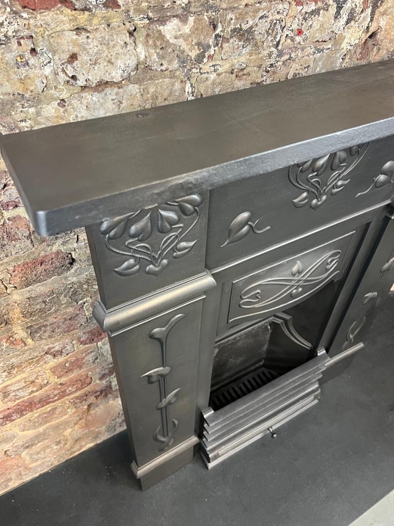 20th Century Cast Iron Fireplace Combination  For Sale 9