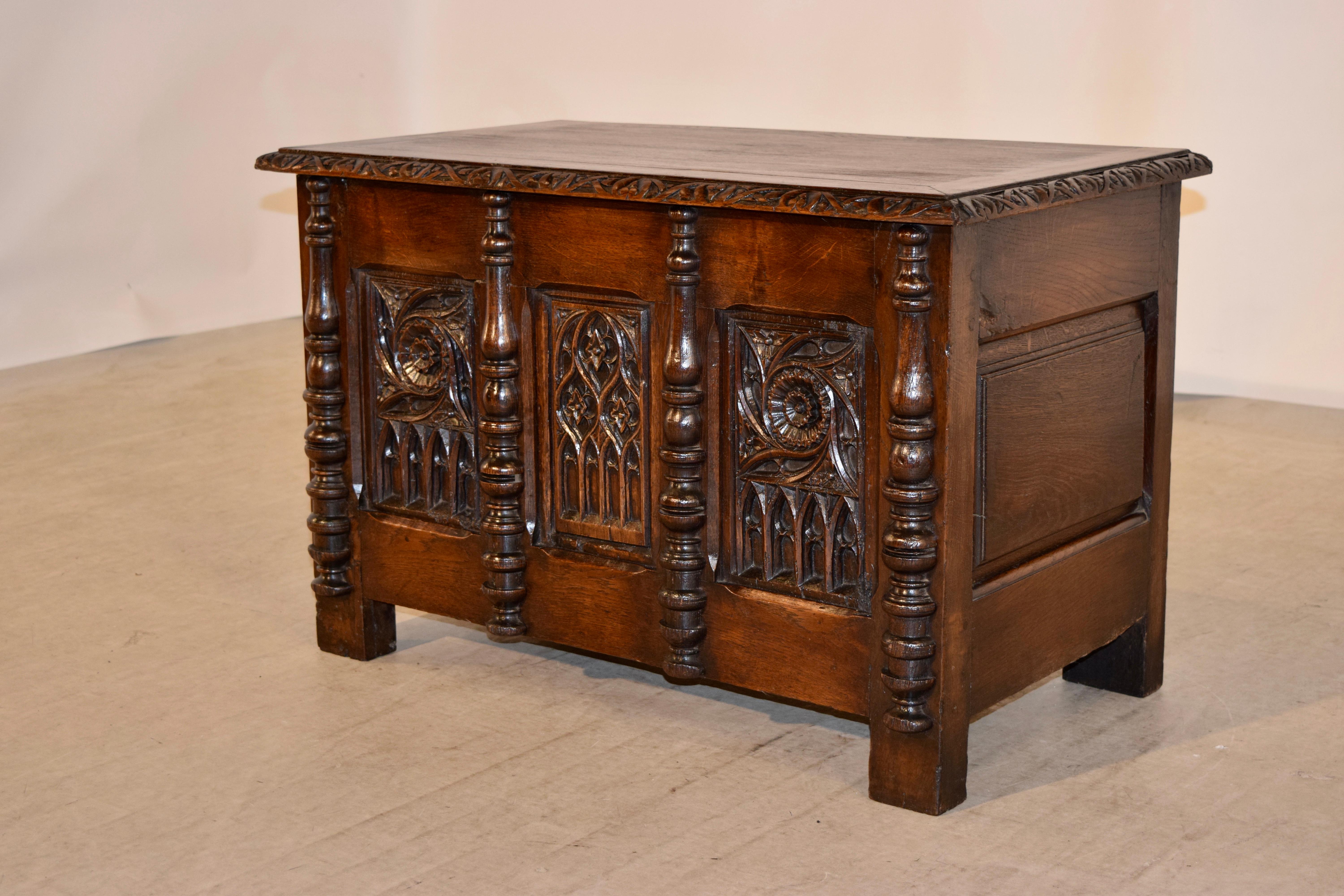 English 19th Century Small Blanket Chest