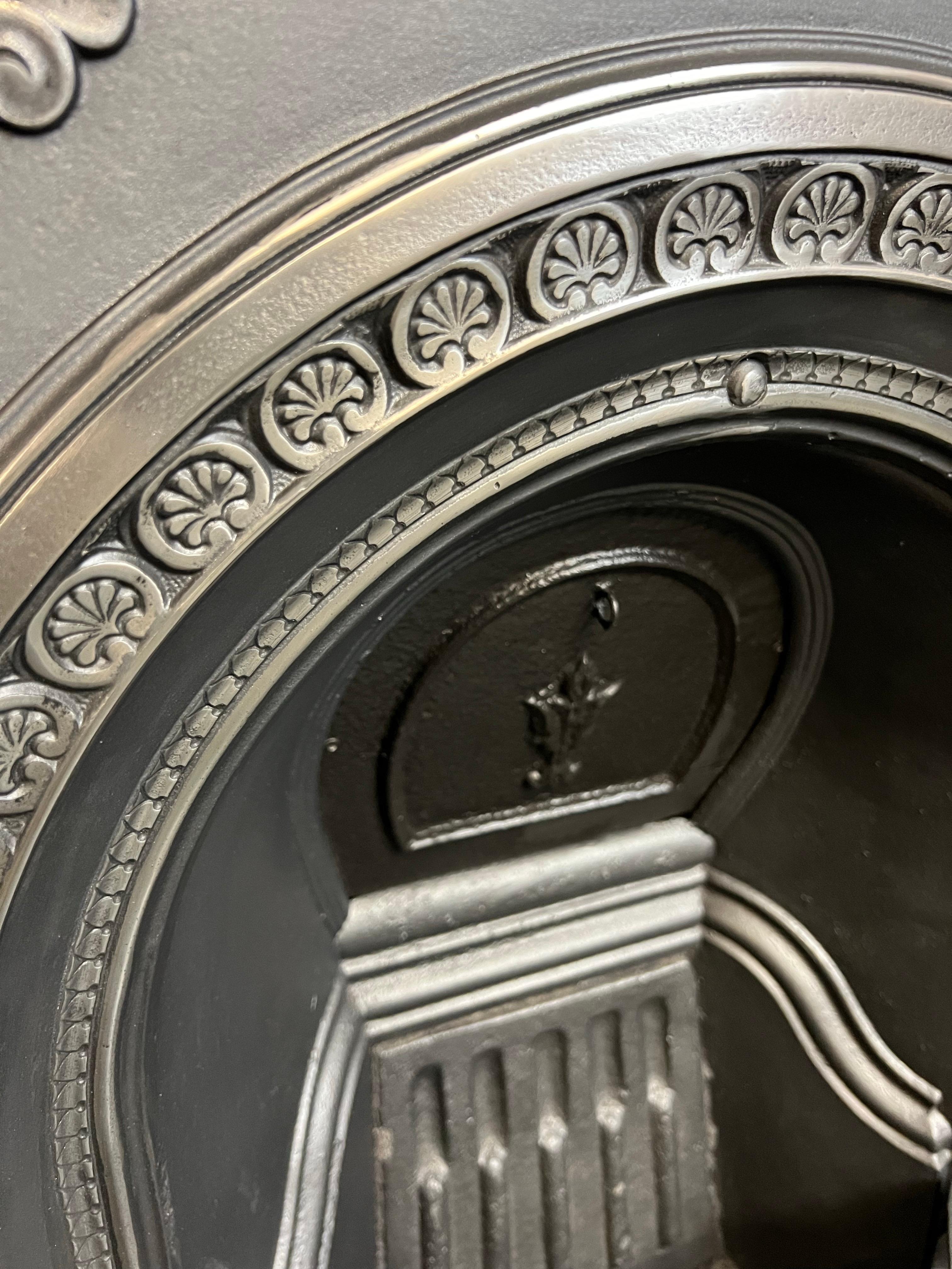 19th Century Small Cast Iron Fireplace Mantlepiece For Sale 1