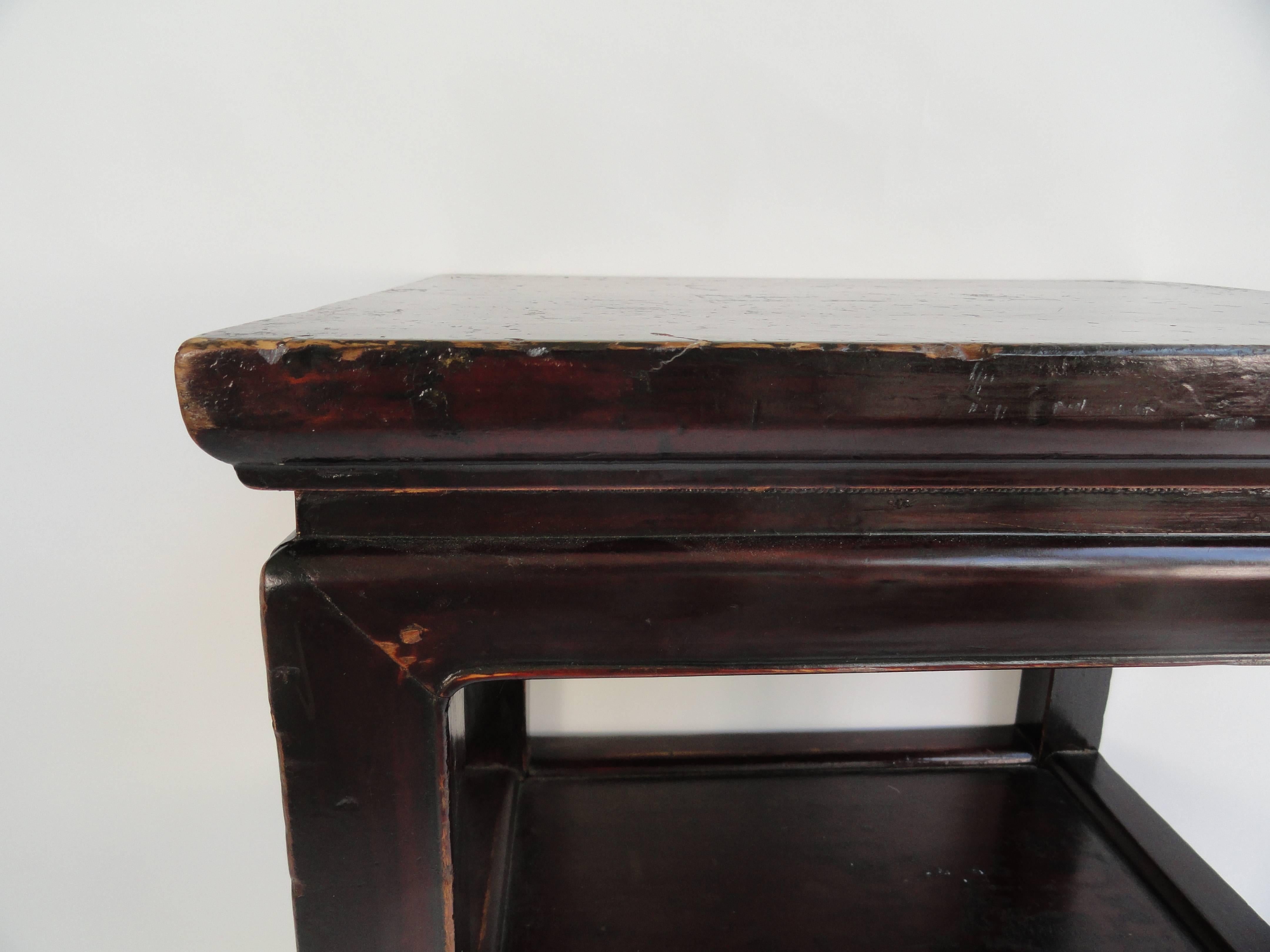 Asian 19th Century Small Chinese Altar Table For Sale