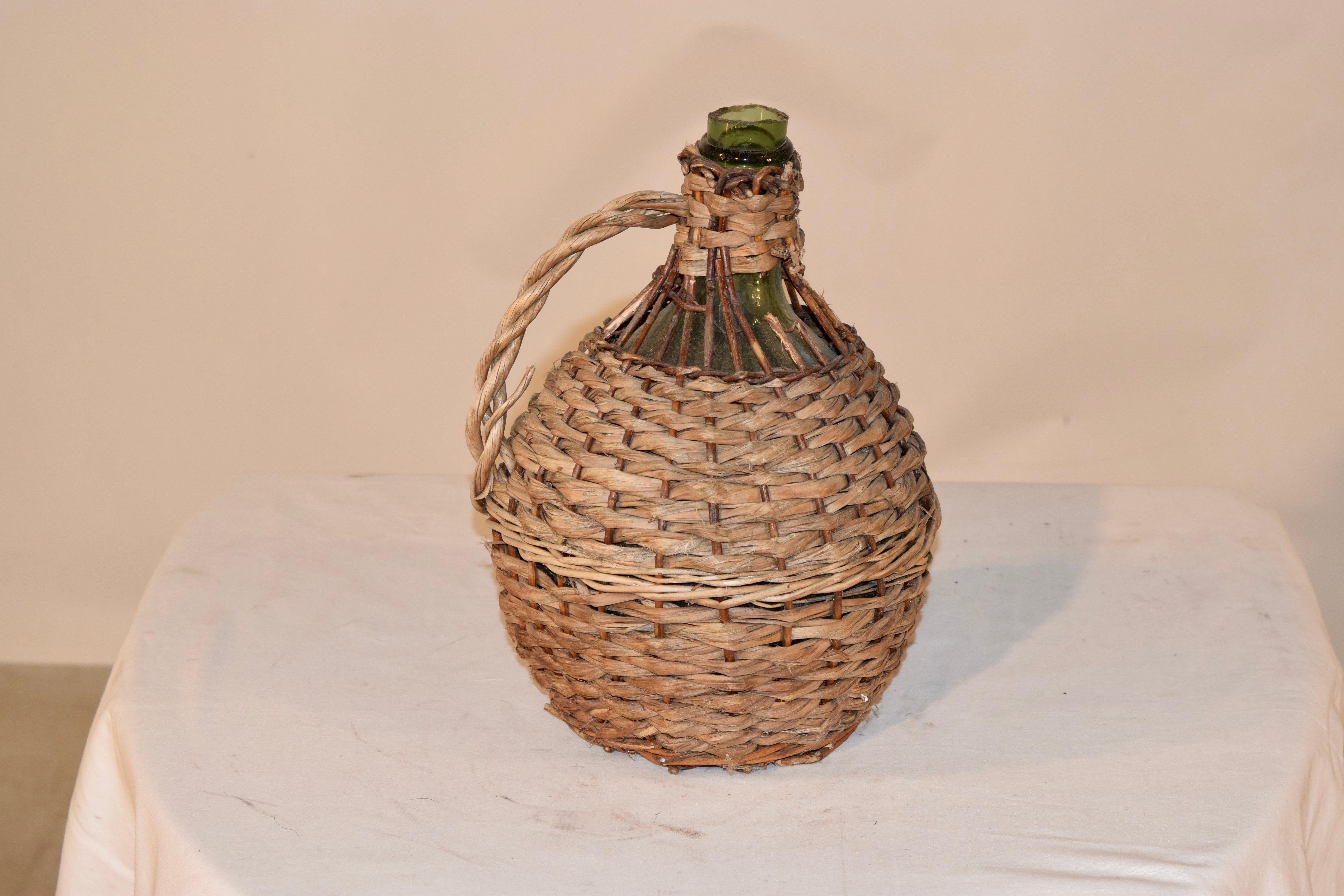 19th Century Small Demijohn Jug In Good Condition In High Point, NC