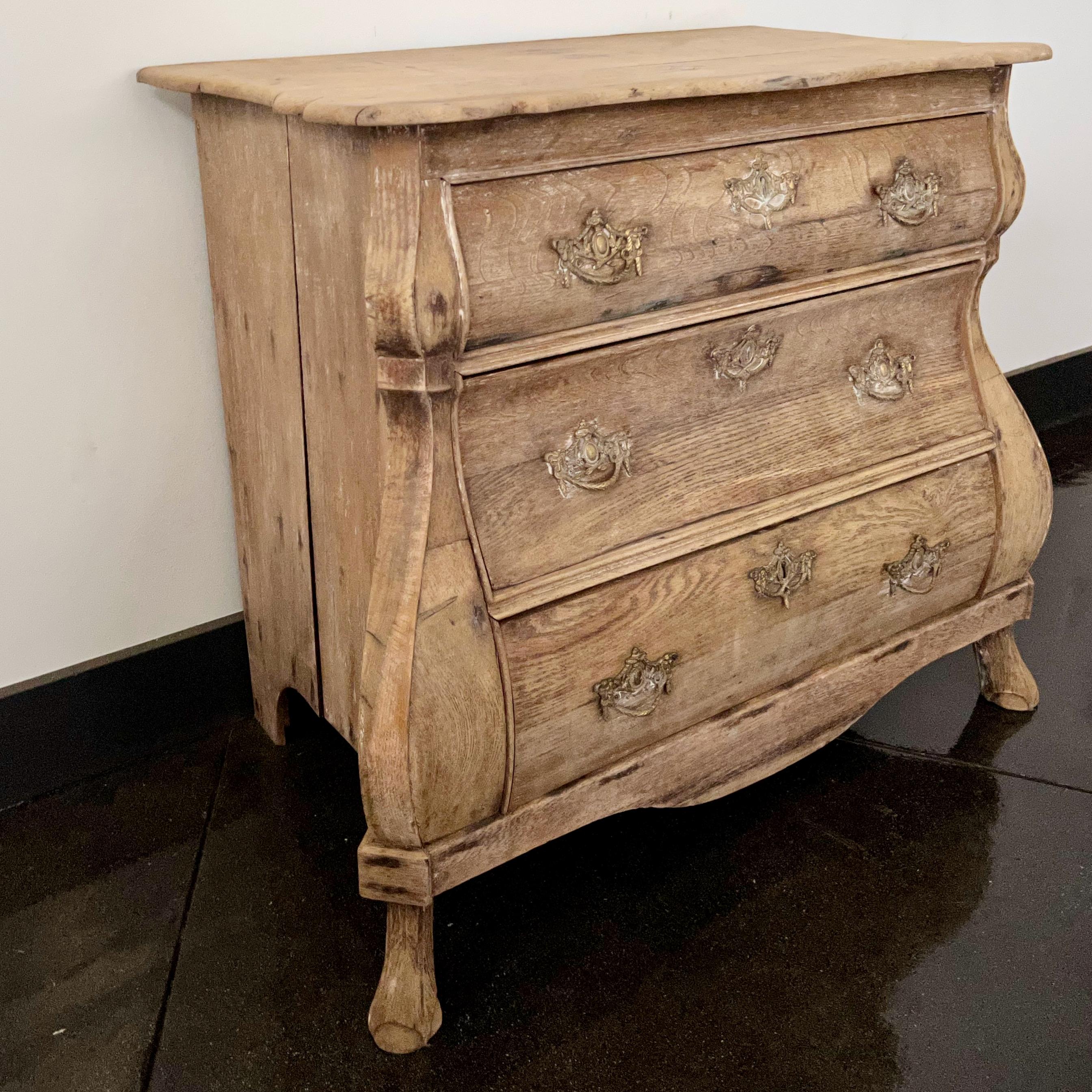 Hand-Carved 19th Century Small Dutch Commode