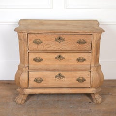 19th Century Small Dutch Oak Chest of Drawers