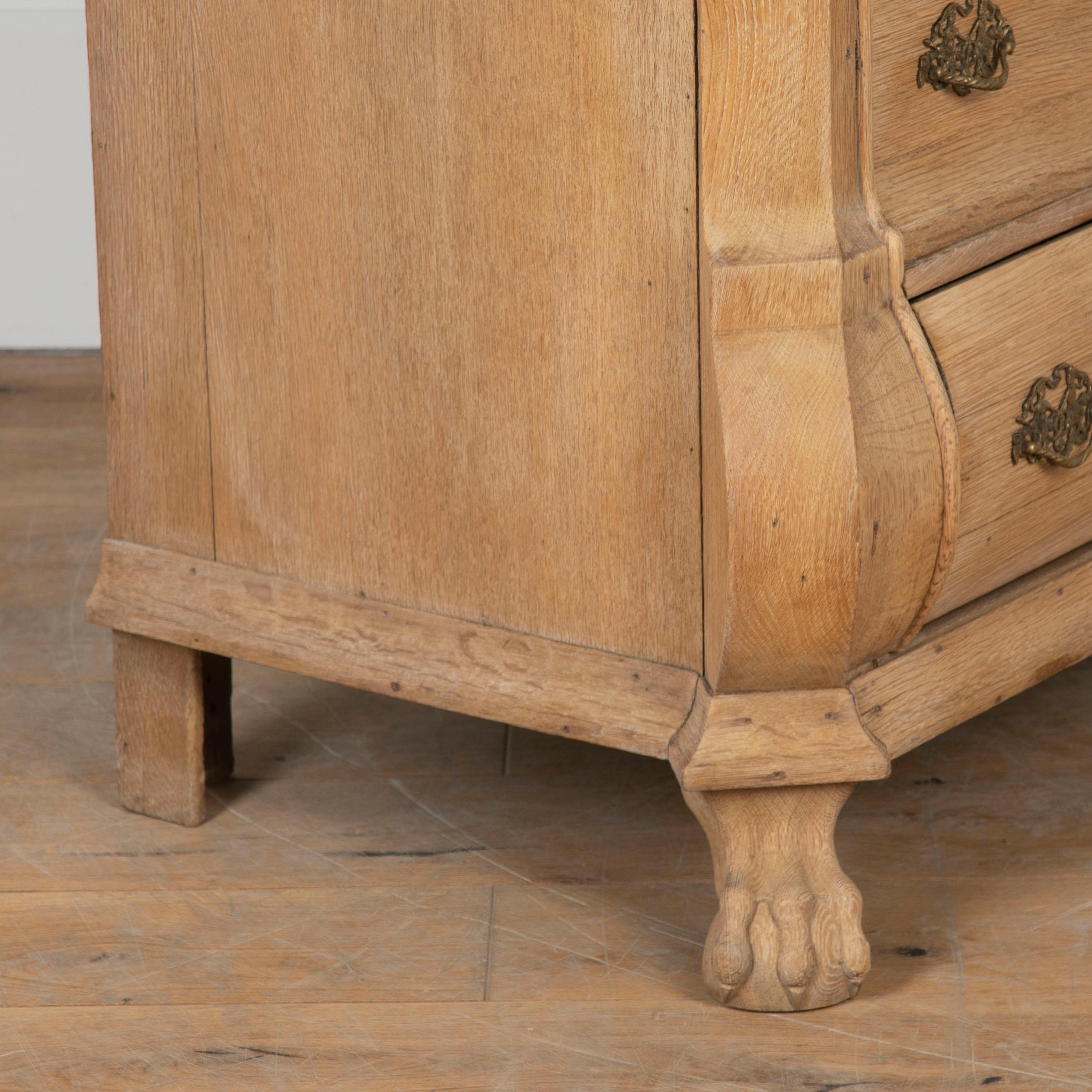 19th Century Small Dutch Oak Chest of Drawers For Sale 4