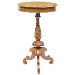 19th Century Small Elm Occasional Table