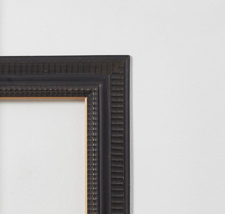 19th Century Small Italian Antique Ebonised Ripple Frame For Sale at ...