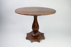 19th Century Small Oval Biedermeier Side Table. Vienna, c. 1830.