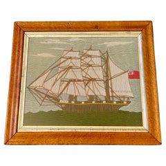 19. Jahrhundert Kleine Seemannswolle der Bark ADA, um 1880