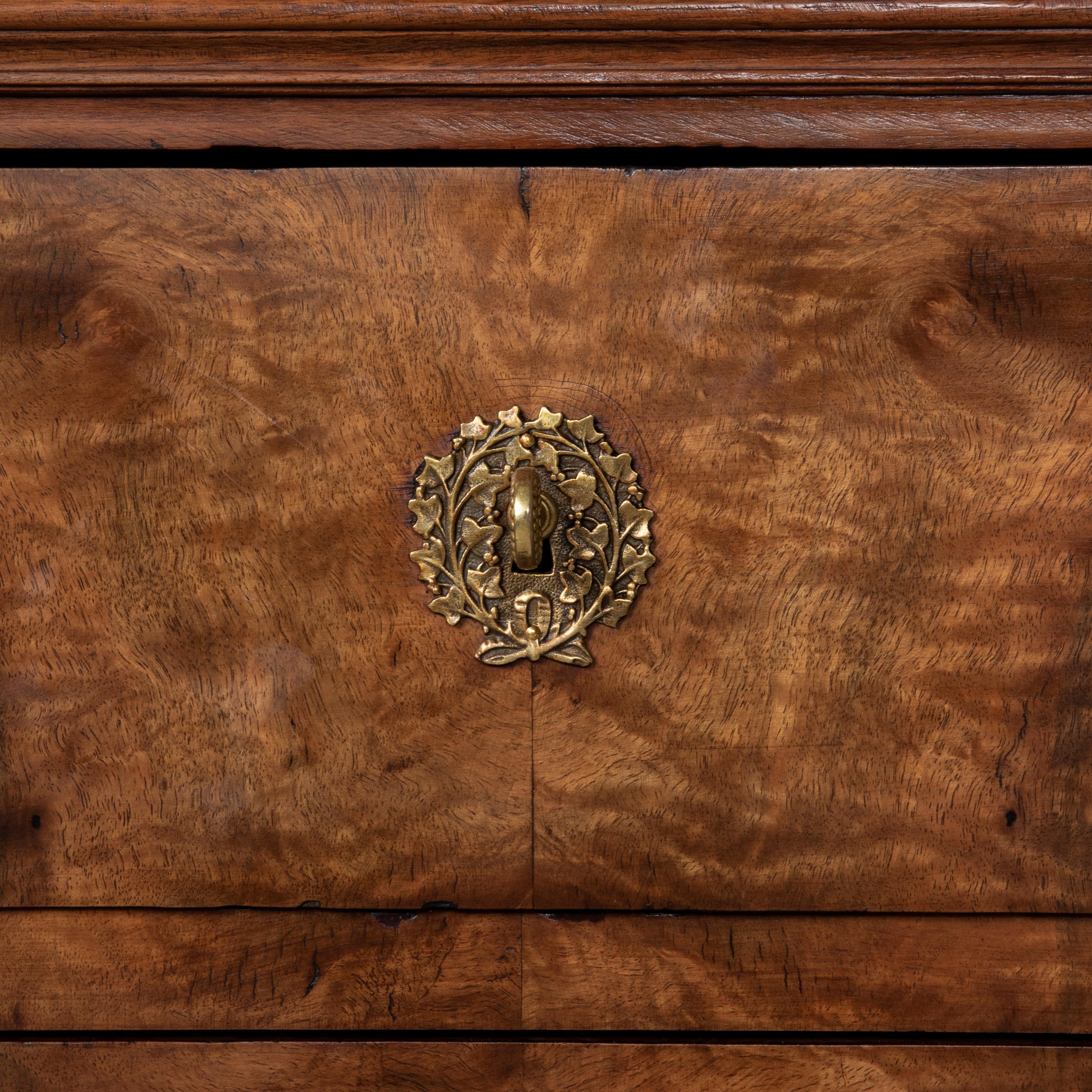 19th Century Small Scale French Louis Philippe Period Burl Walnut Chest, Commode 7