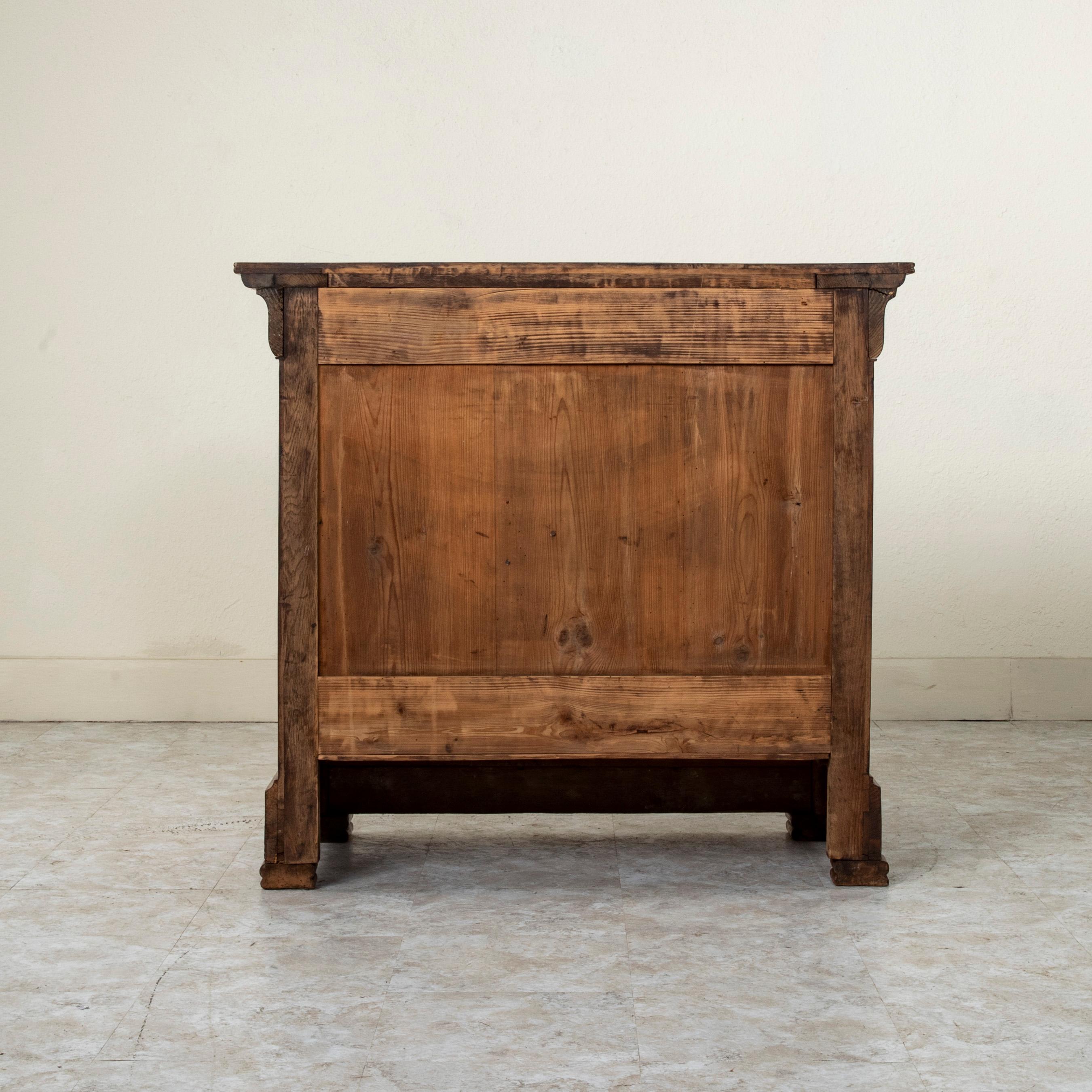19th Century Small Scale French Louis Philippe Period Burl Walnut Chest, Commode 2