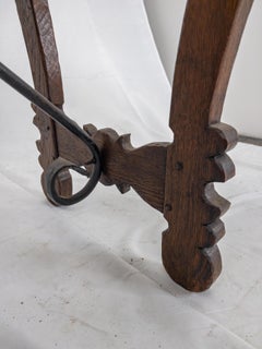 19th Century Small Spanish Trestle Table