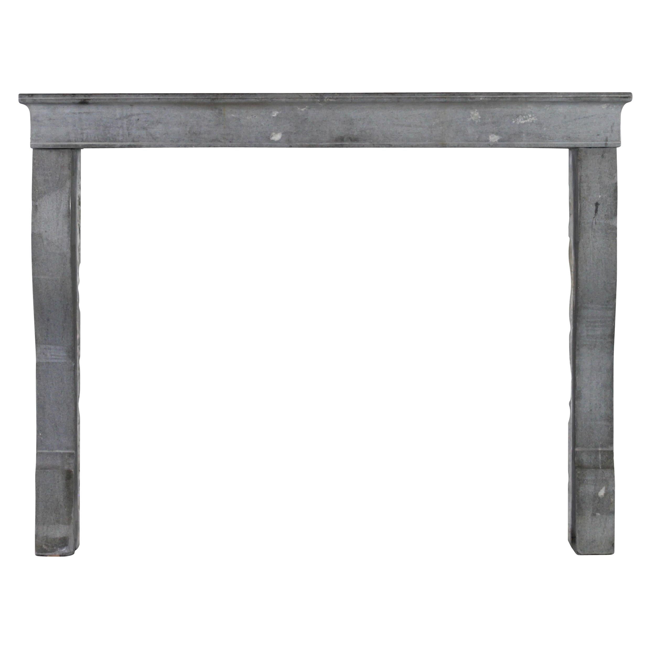 19th Century Small Timeless Vintage European Fireplace Surround For Sale
