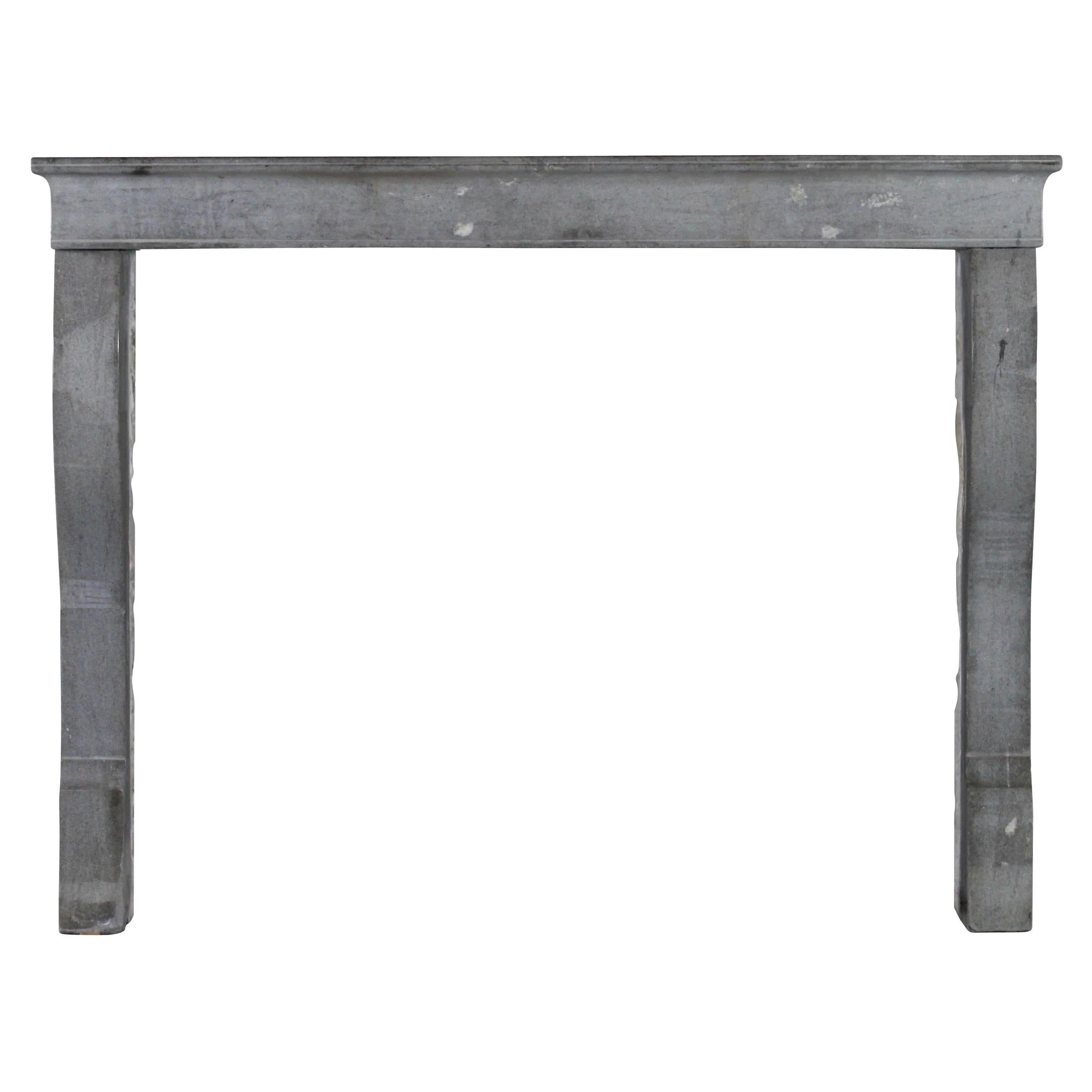 19th Century Small Timeless Vintage European Fireplace Surround