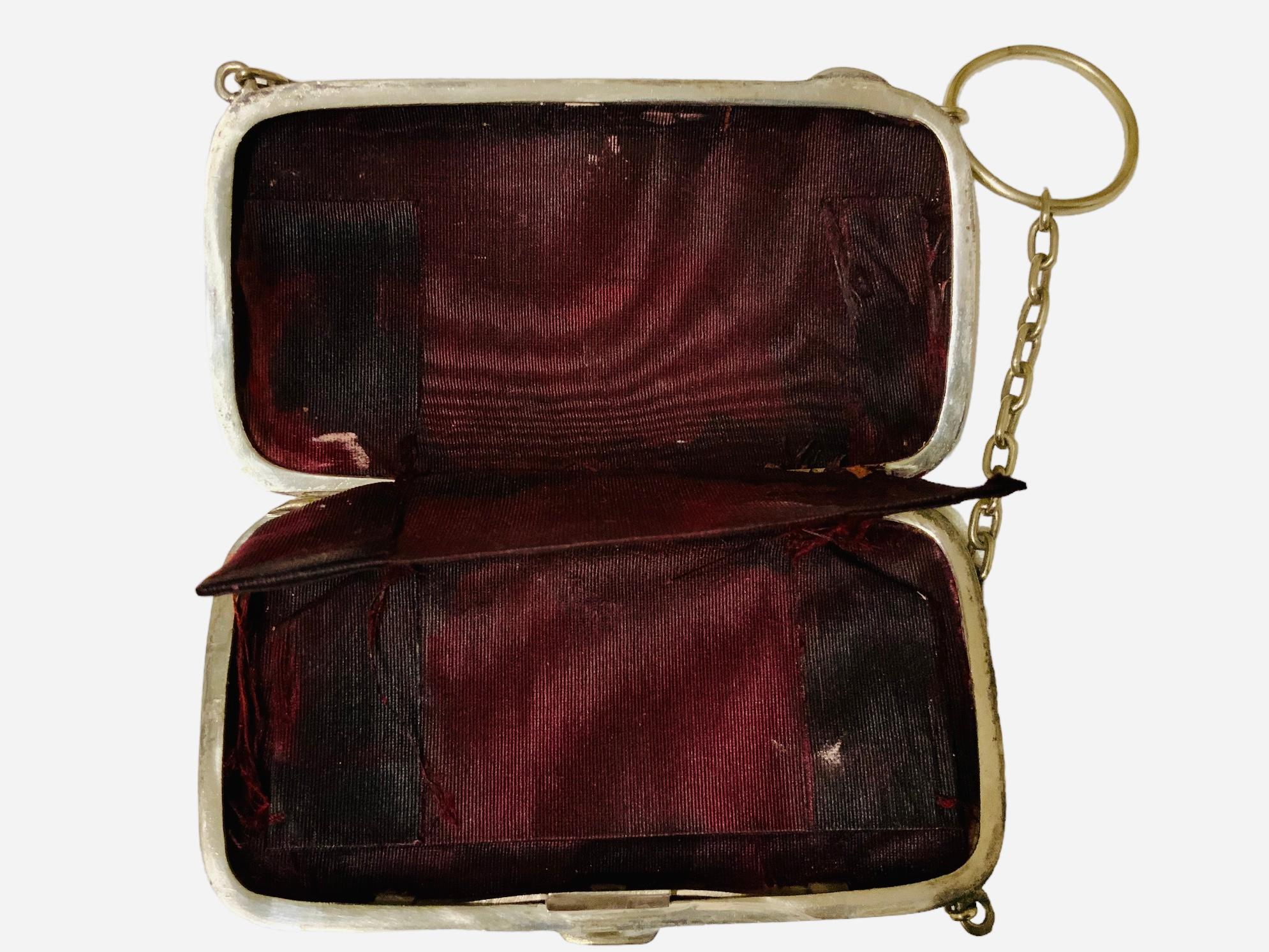 19th Century Smith & Bartlam EPNS Finger Coin Purse For Sale 10