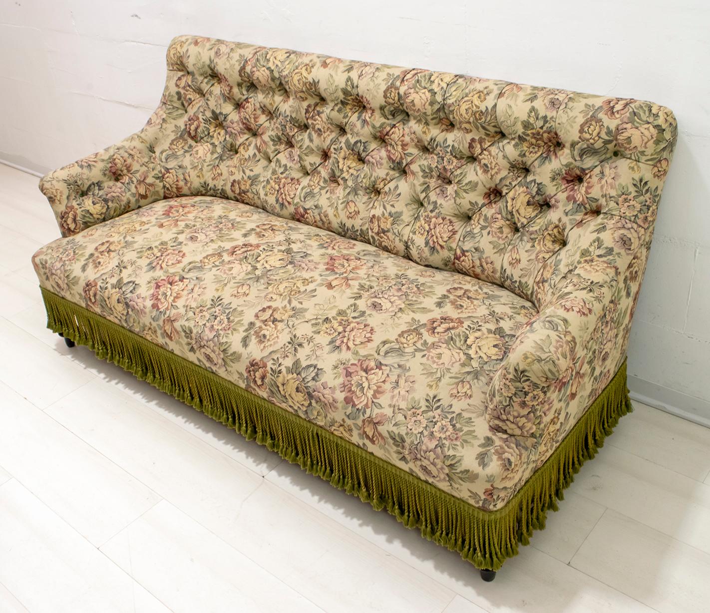 19th Century Sofa and Two Armchairs Napoleon III French Gobelin Coating 13
