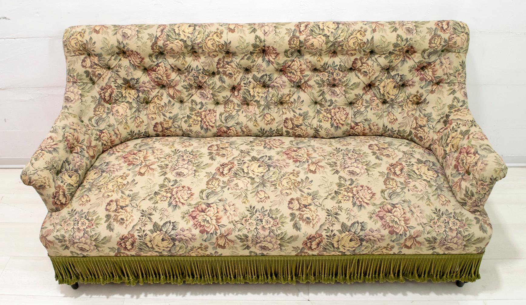 19th Century Sofa and Two Armchairs Napoleon III French Gobelin Coating 14