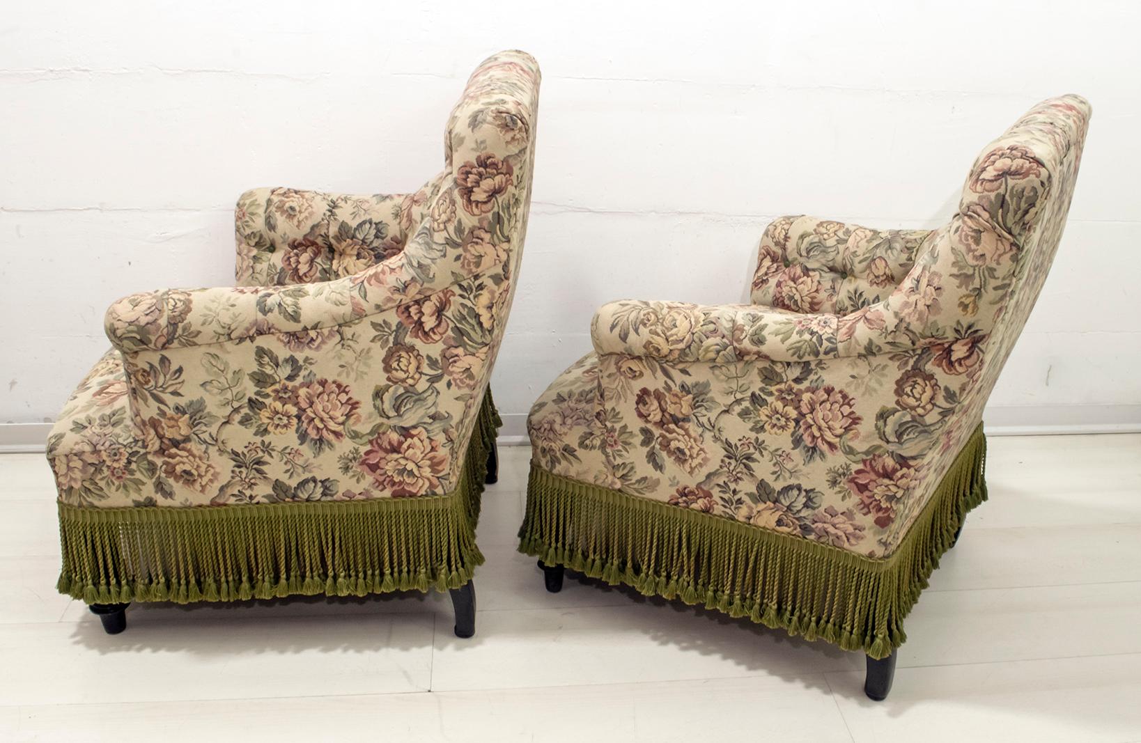 19th Century Sofa and Two Armchairs Napoleon III French Gobelin Coating 3