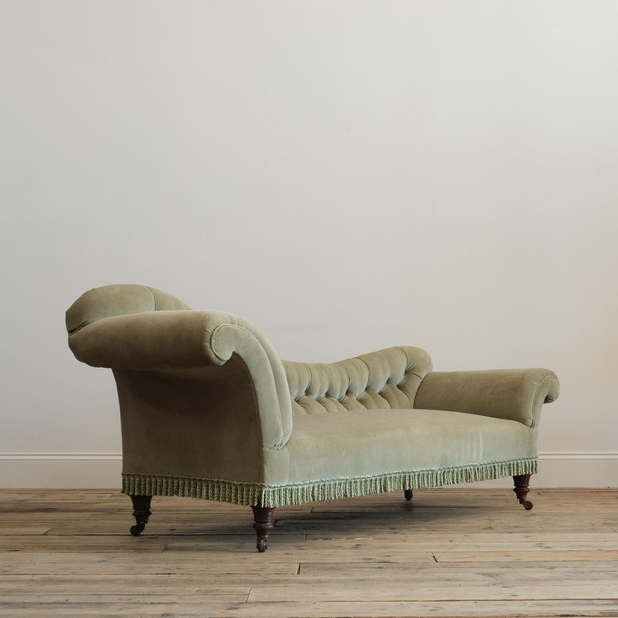 Anglais Canapé / Chaise du 19ème siècle par Jus Shoolbred en vente