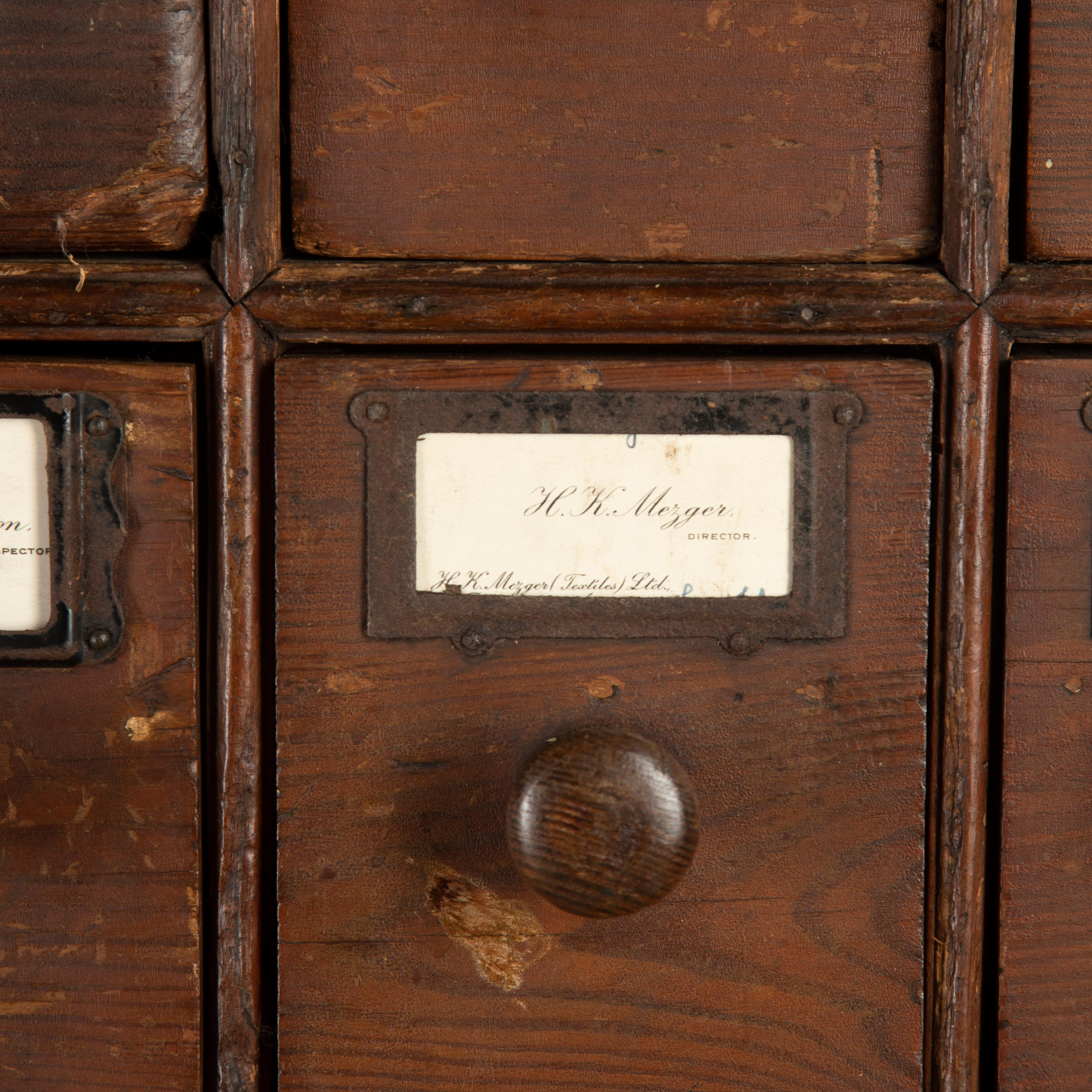 19th Century Solicitor's Filing Cabinet In Good Condition In Gloucestershire, GB