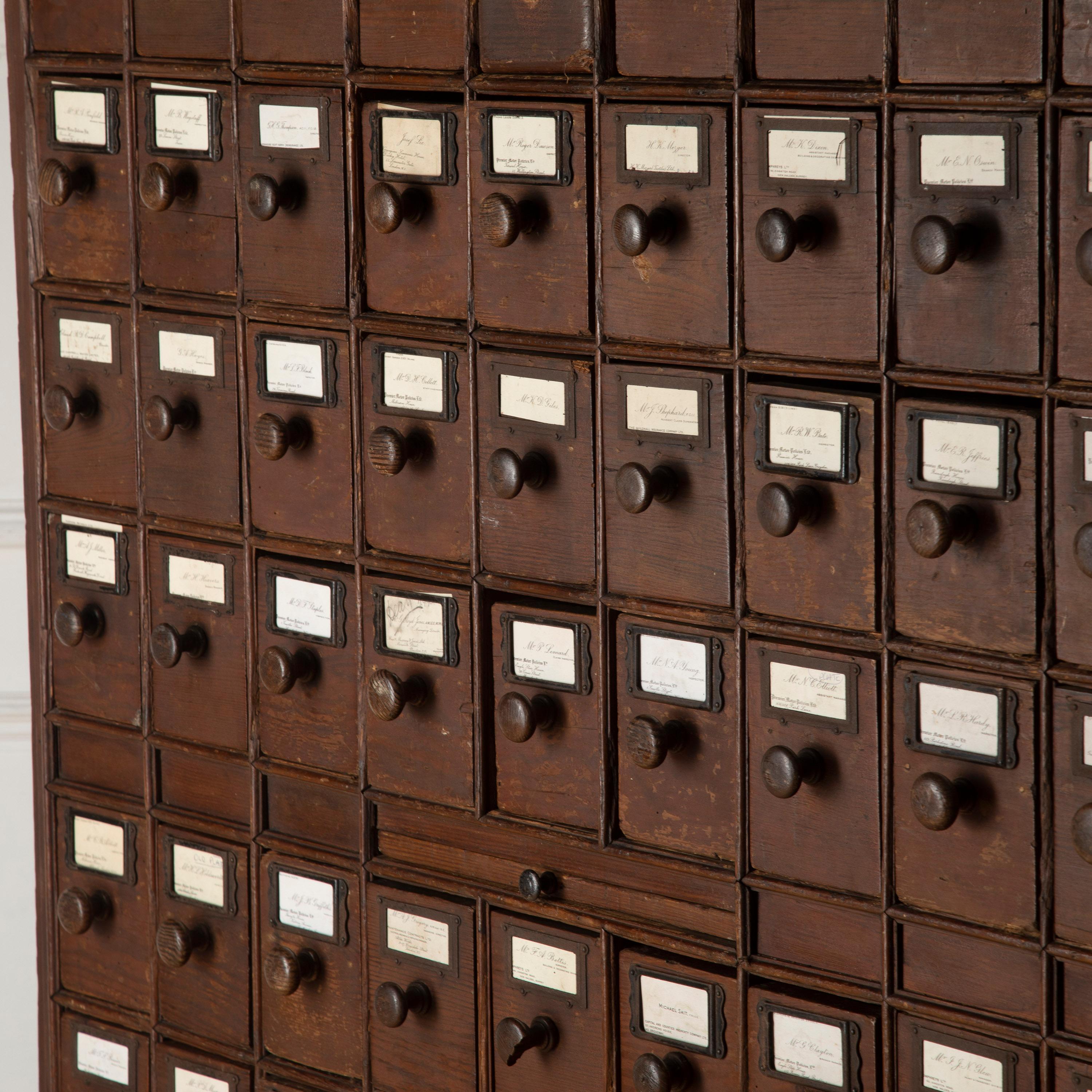 Wood 19th Century Solicitor's Filing Cabinet