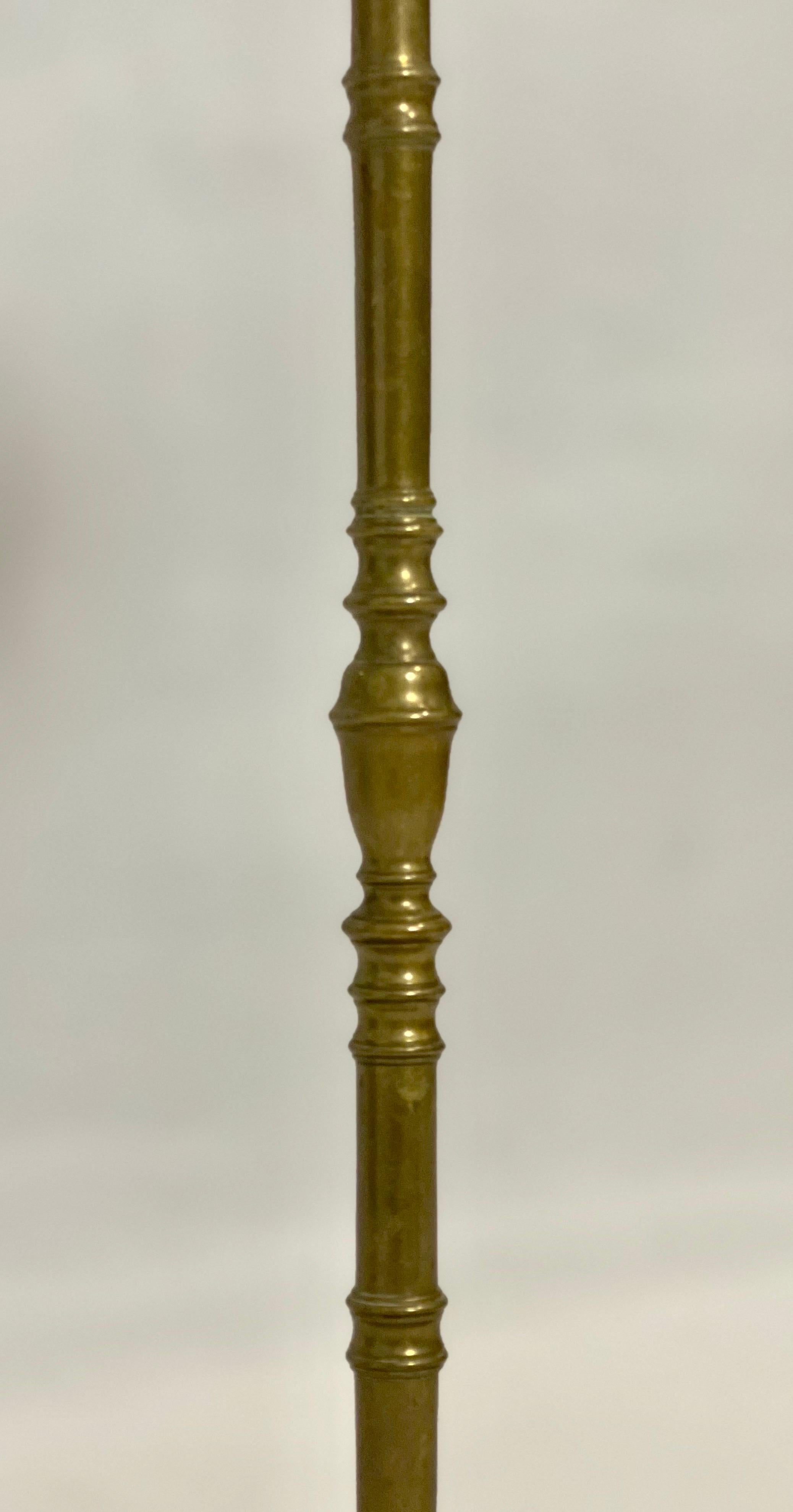 19th Century Solid Brass Umbrella Stand For Sale 3