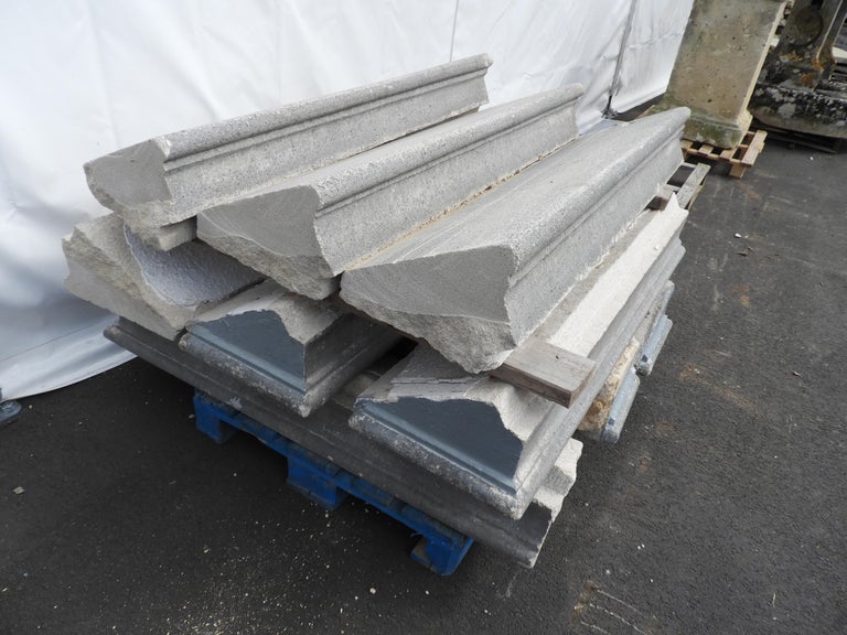 19th Century Solid Limestone Stair Treads with Nosing For Sale at 1stDibs