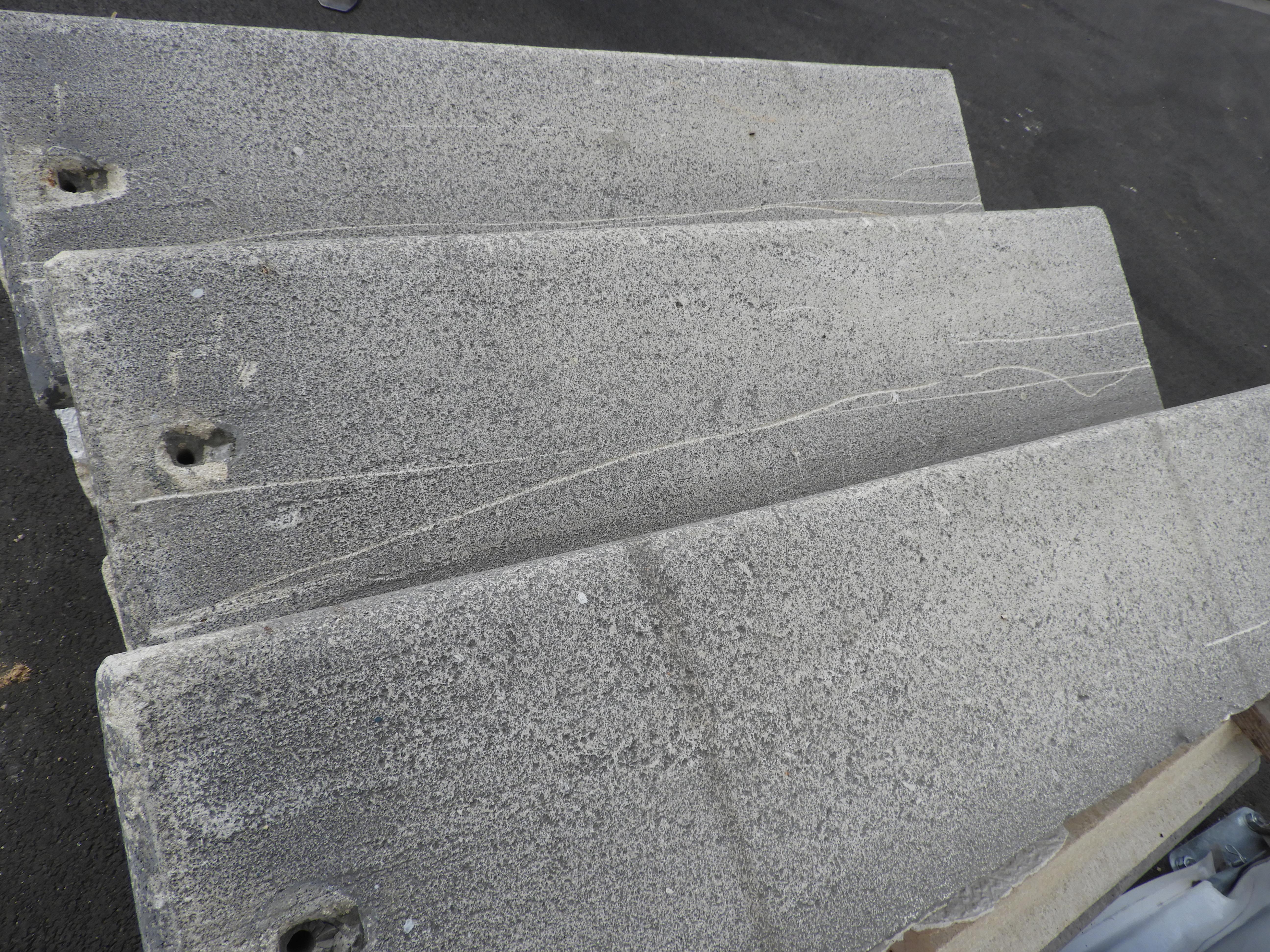 19th Century Solid Limestone Stair Treads with Nosing For Sale 2