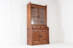 19th Century Solid Oak Bookcase
