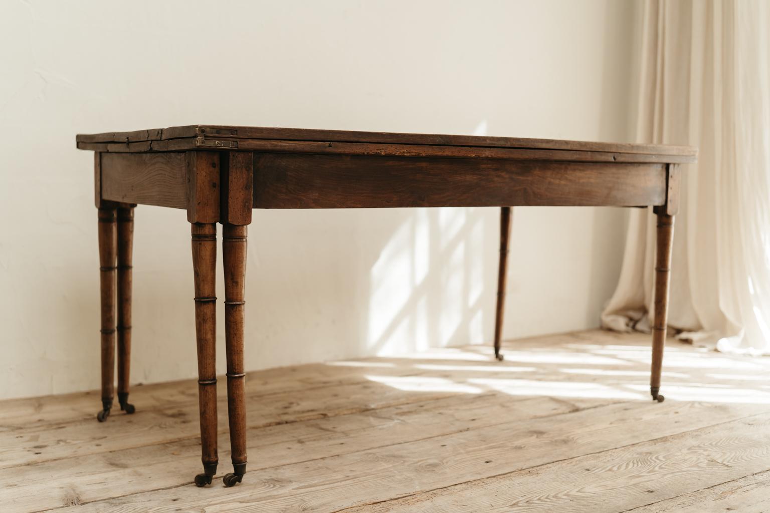19th Century Solid Oak Farm Table For Sale 7