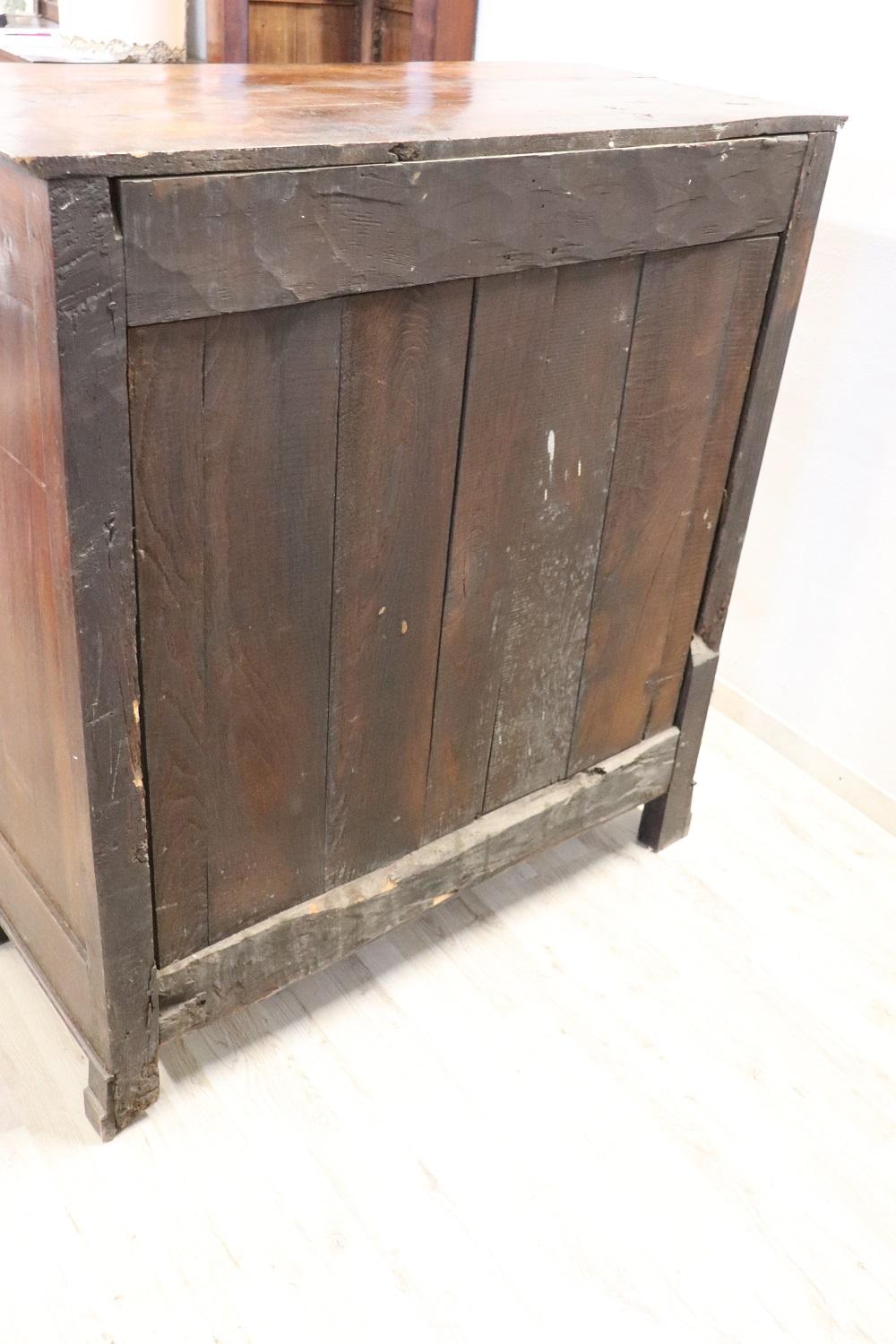19th Century Solid Oak Wood Sideboard or Buffet 5